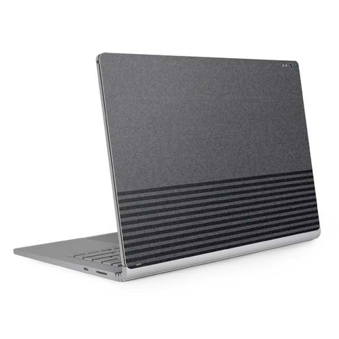 Black and Grey Stripes Surface Book 2 15in Skin